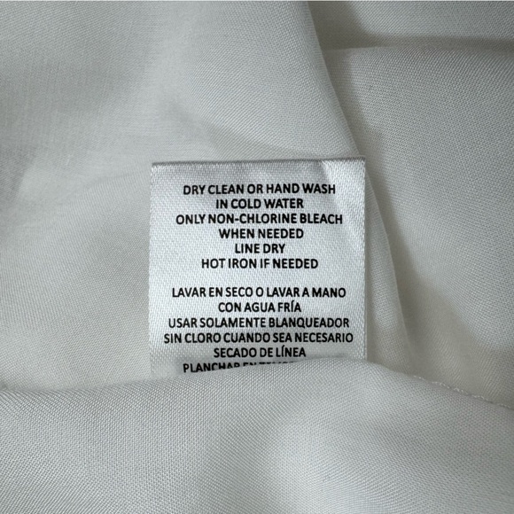 Lands End Womens Swim Cover Up White XL / XXL Long Sleeves Button Up Tunic Shirt - Picture 13 of 16